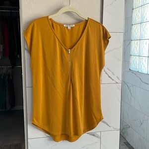 Mustard Green Envelope blouse